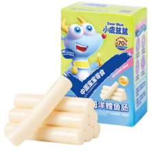小鹿蓝蓝深海无污染鳕鱼肠300g宝宝儿童零食鱼肠解馋零食益生元鳕鱼肉肠