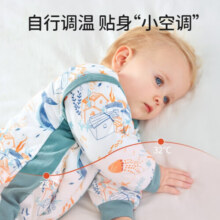 欧孕婴儿睡袋宝宝恒温儿童分腿睡袋春秋四季通用新生儿防踢被春季 牧场 恒温双层推荐室温20-25°C S码 建议身高60-80cm(6-18个月)129元 (券后省40)