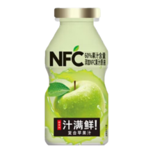【超值】汁满鲜 NFC苹果汁100ml/瓶 8瓶