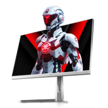AOC 27英寸2K FastIPS 原生200Hz 1ms HDR400  硬件低蓝光 游戏电竞电脑显示器 典雅白宙斯盾Q27G4/WS