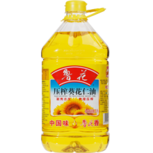 鲁花 食用油葵花仁油葵花籽油浓脱壳压榨日期新鲜 超市同款 5L*1桶