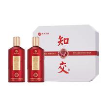 习酒 贵州习酒国产白酒知交酒知行礼云喜礼盒500ml*2礼盒装