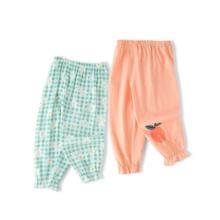 品质好货 夏季纯棉防蚊裤2条装80-130码
