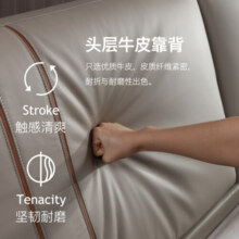 雅兰（AIRLAND）真皮床实木床架现代简约欧式软床主卧室家具双人大床婚床 天鹅堡 冰川灰（科技皮床） 双人床1.8m*2.0m(齐边款)