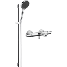 汉斯格雅（Hansgrohe）境雨rainfinity130mm花洒套装（预售30天） 境雨镀铬手持+恒温浴缸龙头