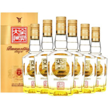 全兴大曲 老八大名酒 纯粮食酿造浓香型口粮酒 高度白酒 52度 500mL 6瓶 晶彩金（整箱）
