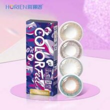 Horien 海俪恩 Colorfeel 瞳颜 美瞳彩色隐形眼镜 半年抛1片装*4件