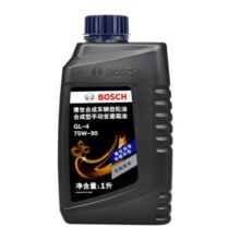 博世（BOSCH）手动变速箱油/手动档汽车合成齿轮油/手动波箱油 75W-90 1升装48元