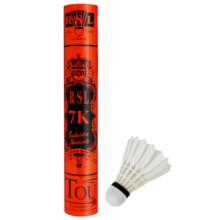 亚狮龙（RSL）羽毛球训练比赛稳定耐打RSL7K号77速鸭毛12只/桶98元 (月销6000+)
