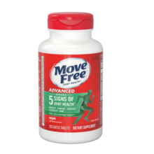 Move Free益节氨糖软骨素钙片绿瓶120粒 维骨力成人中老年人美国氨基葡萄糖