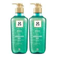 【自营】RYO吕控油深层清洁滋润保湿清爽去屑550ml*2绿吕洗发水