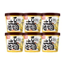 88VIP：阿宽 土豆泥泥面 烧烤味 84g*6桶