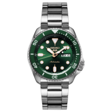 精工（SEIKO）手表 日韩表绿水鬼100米防水机械男士腕表 生日礼物 SRPD63K1