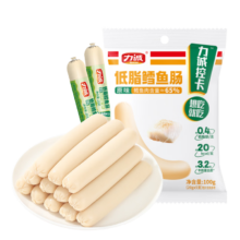 京东试用：力诚 100克低脂鳕鱼肠20g*5支 健身代餐零食肉肠即食鱼肠