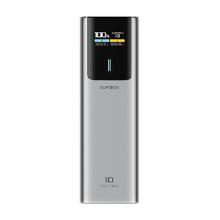 酷态科 PB100P 10号超级电能棒 移动电源 金属灰 10000mAh Type-C 150W