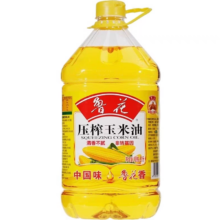 88VIP：鲁花 食用油一级压榨玉米油5L桶装