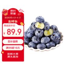 京鲜生 云南蓝莓 12盒15mm+装 125g/盒
