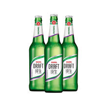 青岛啤酒 TSINGTAO 纯生8度 600ml*12瓶 玻璃瓶整箱