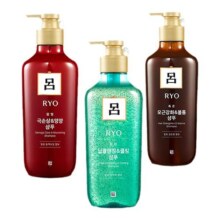 爱茉莉官方旗舰店新版红棕绿吕洗发水防断发蓬松固发控油滋润修护
