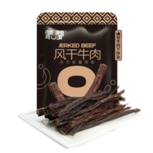 蒙都 超干粗条牛肉干 原味200g 约九成风干 零食 肉干肉脯 清真71.2元 (月销1w+)