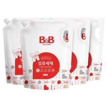 【自营】韩国保宁米迪恩必恩贝进口宝宝洗衣液补充装2100ml*4袋