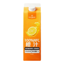 1号会员店（One's Member）100%NFC橙汁 nfc纯果汁饮料试用装鲜果压榨 1L装