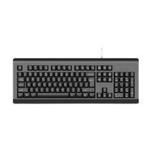 双飞燕 KB-8A 104键 有线薄膜键盘 黑色 无光