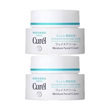 Curél 珂润 保湿面霜40g*2敏感肌补水修护神经酰胺护理
