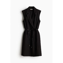 H&M HM女装裙子夏季腰部系带西装连衣裙1236790