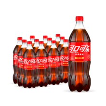 PLUS：CocaCola/可口可乐 原味可乐 碳酸饮料 1.25L 12瓶