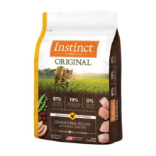 INSTINCT进口猫粮百利无谷鸡全猫幼猫干粮11磅/5kg510元 (月销1w+)