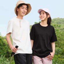 美特斯邦威 男女230g重磅100%纯棉T恤