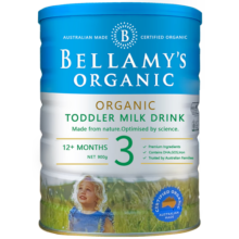 贝拉米（Bellamy's）经典有机婴幼儿配方牛奶粉900g 澳洲原装进口官方授权 【26年7月】 3段（1-3岁）