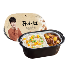 统一开小灶 土豆煨牛腩自热米饭 盒装 271g*1盒 户外速食方便