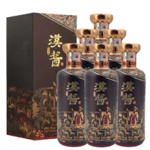 20点：茅台 白酒汉酱·匠心传承 酱香型白酒 53度 500ml 6瓶