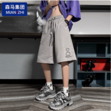 森马集团 棉致 男士华夫格/冰丝休闲运动五分短裤*2条 多色