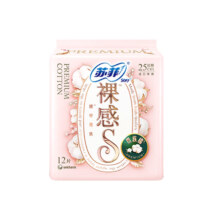 苏菲卫生巾裸感s贵族棉日用250mm姨妈巾整箱批发组合 【裸感s贵族棉】250mm14片