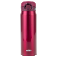 膳魔师（THERMOS）保温杯高颜值保冷杯男女学生大容量便携弹盖不锈钢生日礼物 JNR 进口-红色 500ml