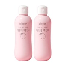 贝亲/Pigeon新生婴儿桃叶水爽身露200ml*2液体爽身粉桃子水润肤露