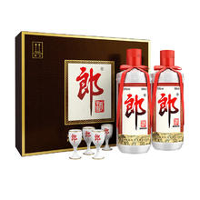 郎酒 53度酱香型白酒 500ml*2瓶 礼盒装