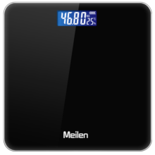 Meilen 电子秤人体体重秤家用精准减肥用称重秤人体称高精度智能健康减肥 【体重秤】电池款