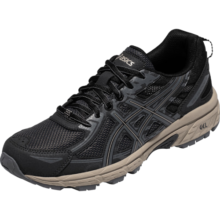 亚瑟士ASICS女鞋越野跑鞋运动鞋减震跑步鞋  GEL-VENTURE 6 黑色/灰色 37.5