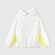ASICS 亚瑟士 童装25年夏新款男女UPF50 冰蝉翼防晒服梭织透气外套