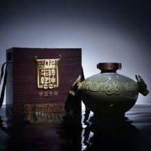 湖南湘泉酒业 凤凰情 牛转乾坤大坛酒 54度 2.5L*1瓶装浓酱兼香型高度白酒粮食酒礼盒装摆柜收藏