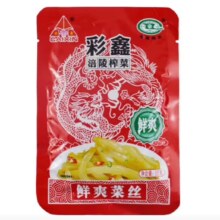 彩鑫 涪陵榨菜丝 80g*10袋