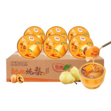 DOLE【整箱】都乐枇杷银耳炖梨罐头280g*6碗开盖即食银耳炖梨罐头年货 都乐枇杷炖梨280g*6碗整箱