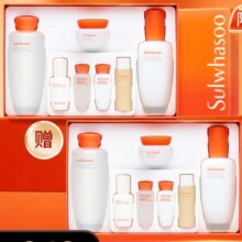 25日20点开始、限500件：雪花秀滋盈水乳礼盒爽肤水150ml+乳液125ml*2套 舒缓水润保湿修护