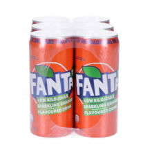8日20点开始、限300件：芬达（Fanta） 南非进口橙味汽水碳酸饮料300ml*24罐