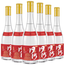 PLUS会员：京东京造 正道1915 53度 清香型白酒 475ml*6 杏花村 汾味白酒127.71元包邮