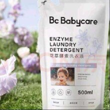 再降价、PLUS会员：bc babycare花萃酵素宝宝香氛洗衣液 500ml 1袋 蓝风铃